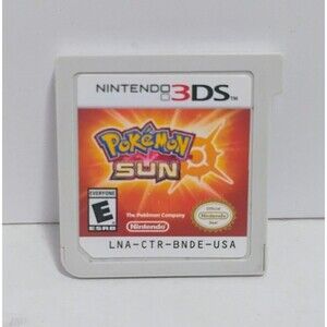 2016 NINTENDO 3DS GAME FREAK POKEMON SUN CARTRIDGE ONLY